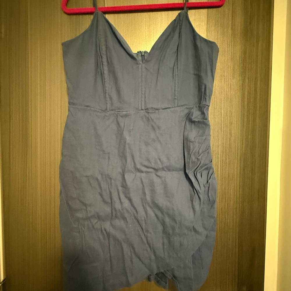 Astr The Label Blue Dress Top